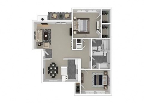 B2 3D floor plan